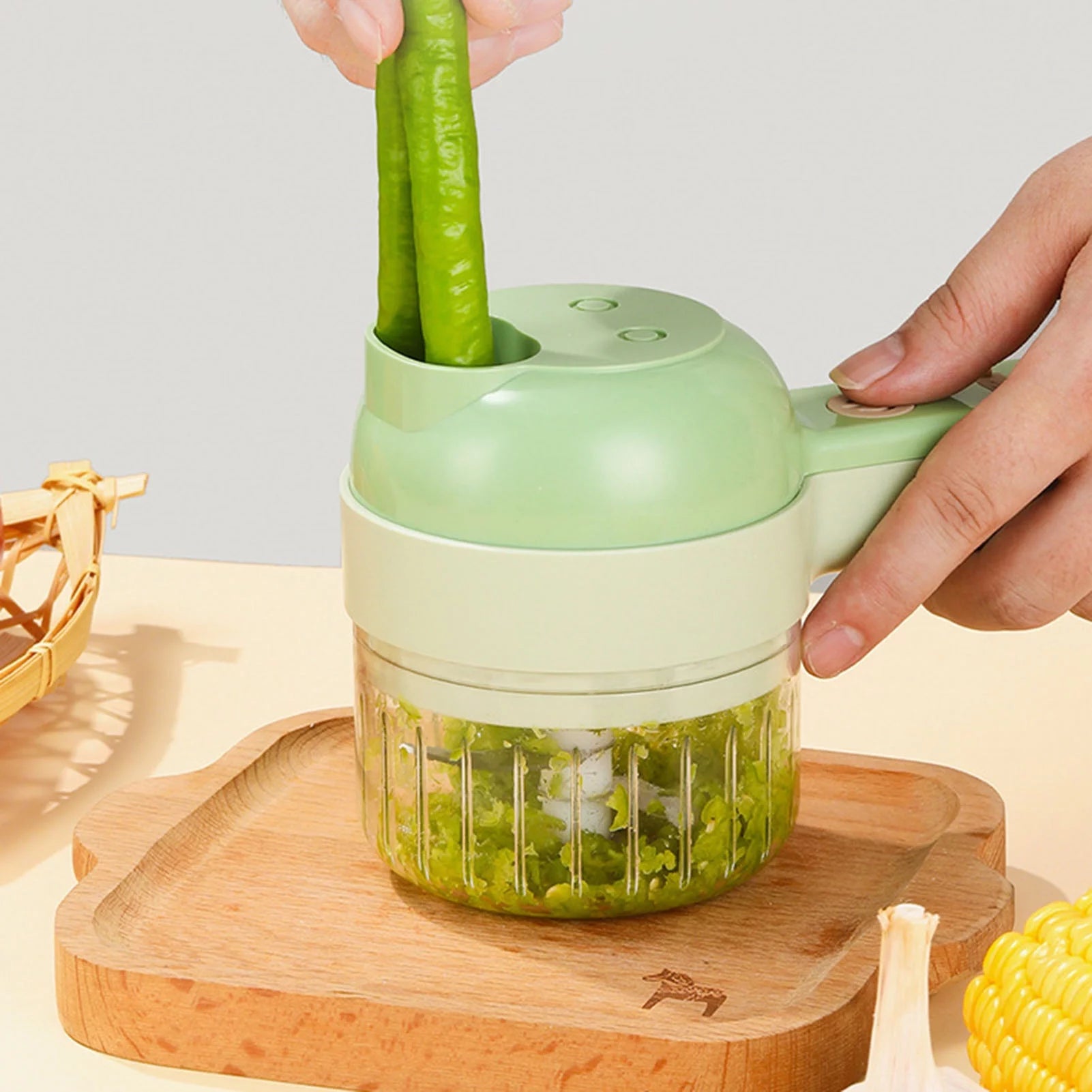 4-in-1 Electric Vegetable Cutter