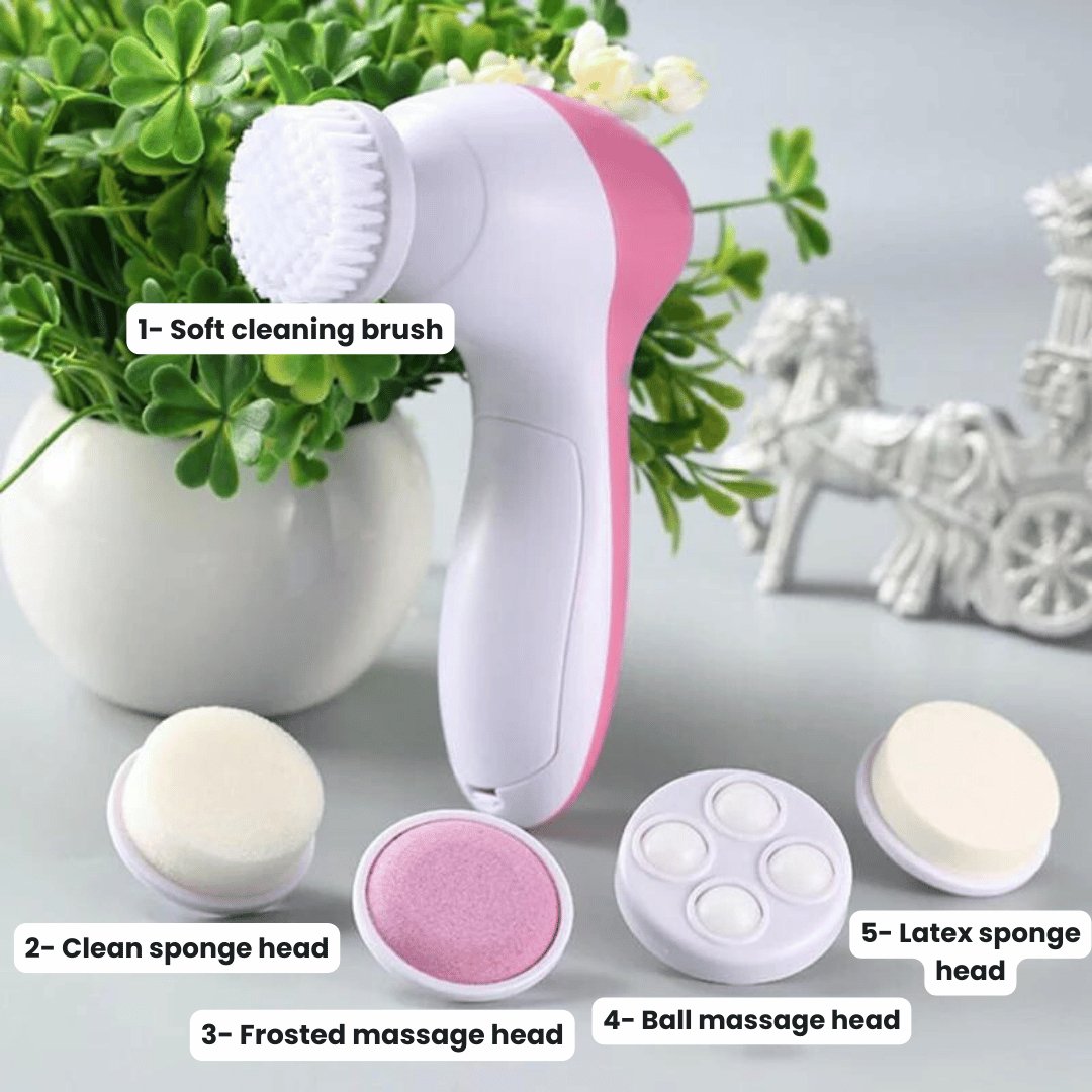 5-in-1 Face Cleansing Brush